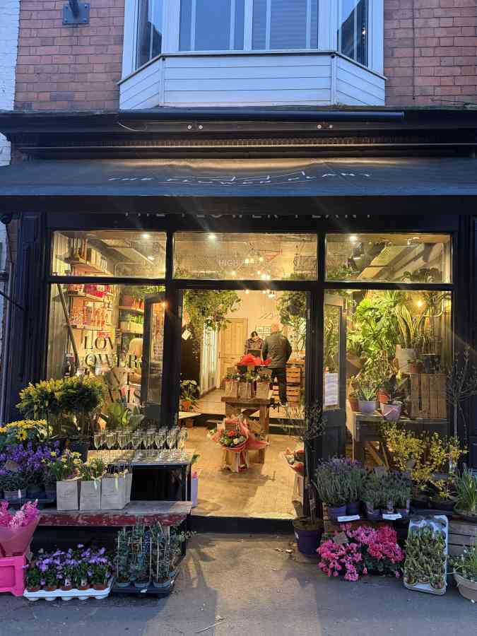 The Flower Plant Shop Charity Evening Set Up