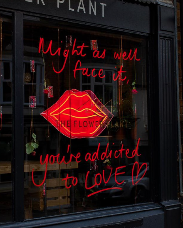 Addicted To Love Neon Sign