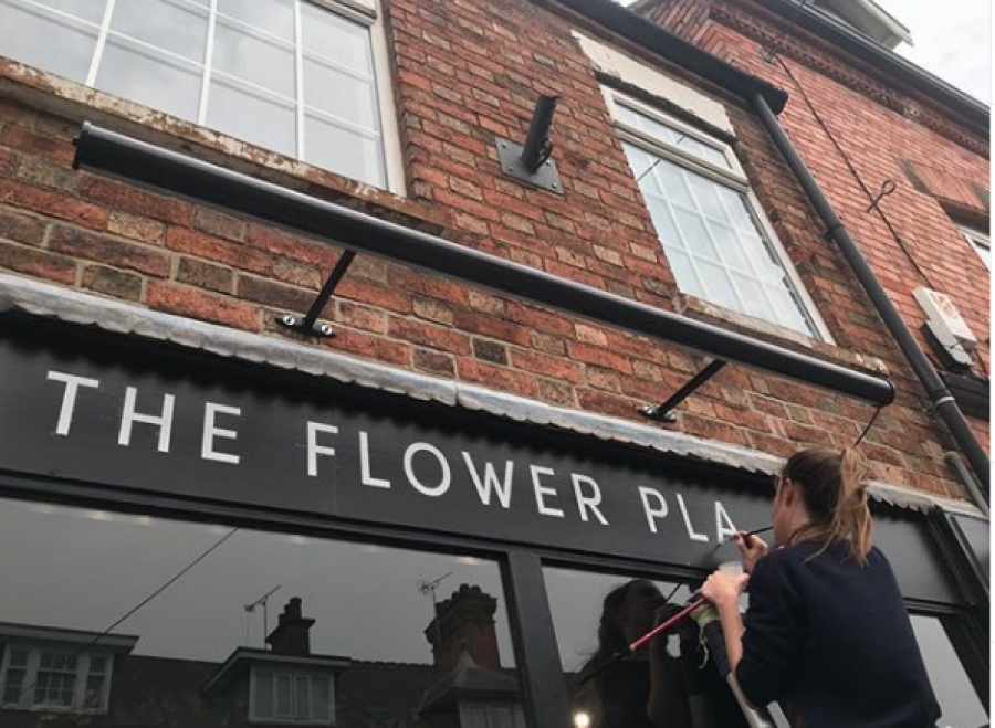 The Flower Plant Sign