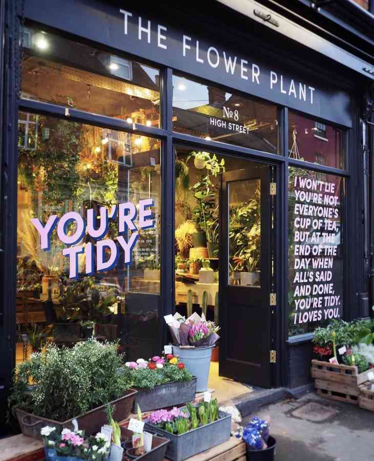Florist shopfront display youre tidy window sign 2020 the flower plant