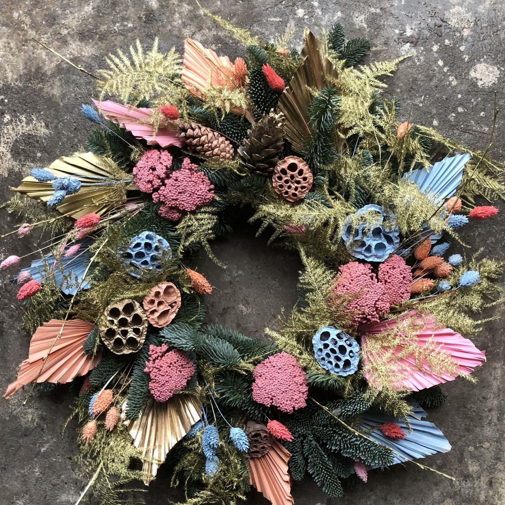 Miami magic christmas wreath