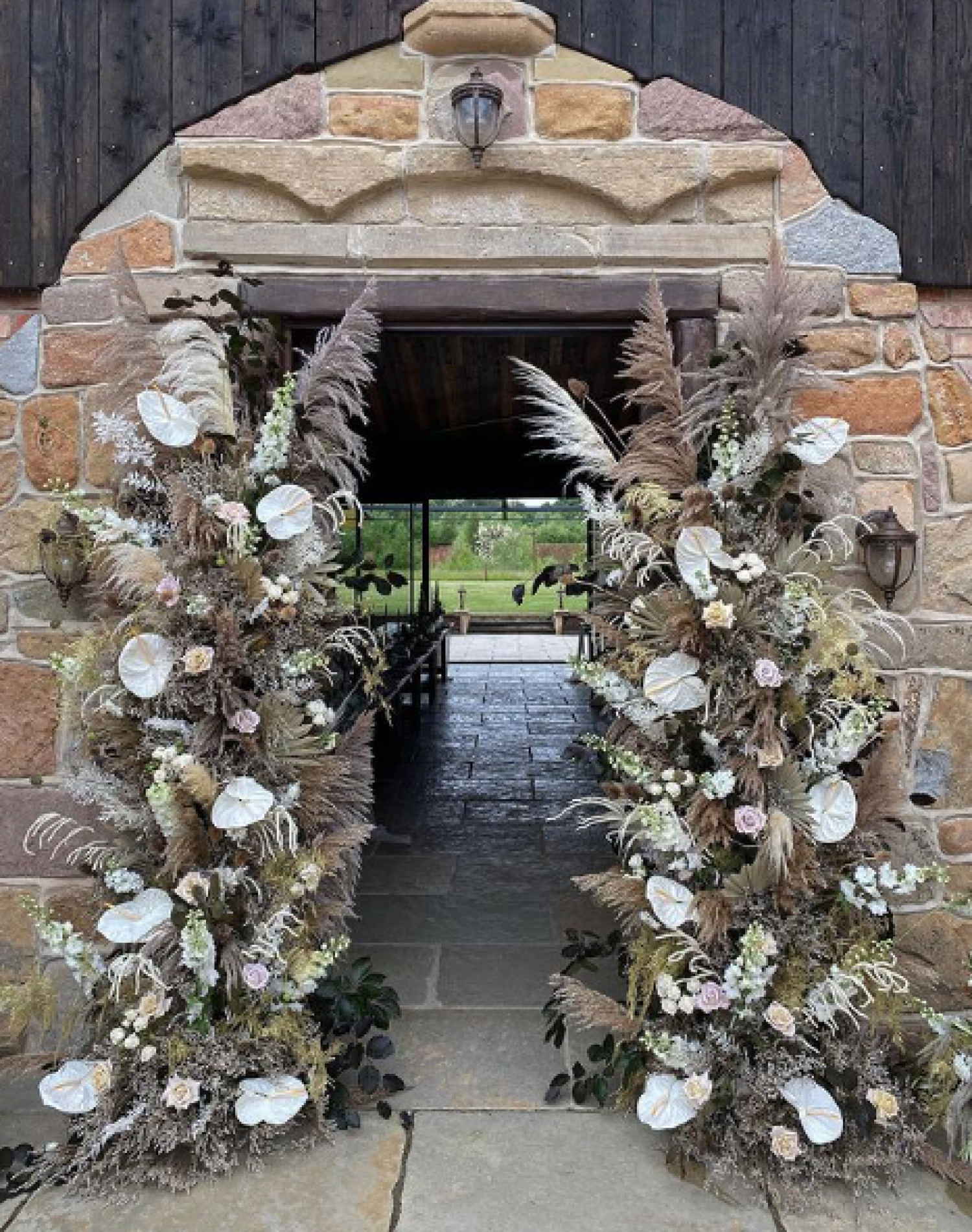 Dried Floral Archway