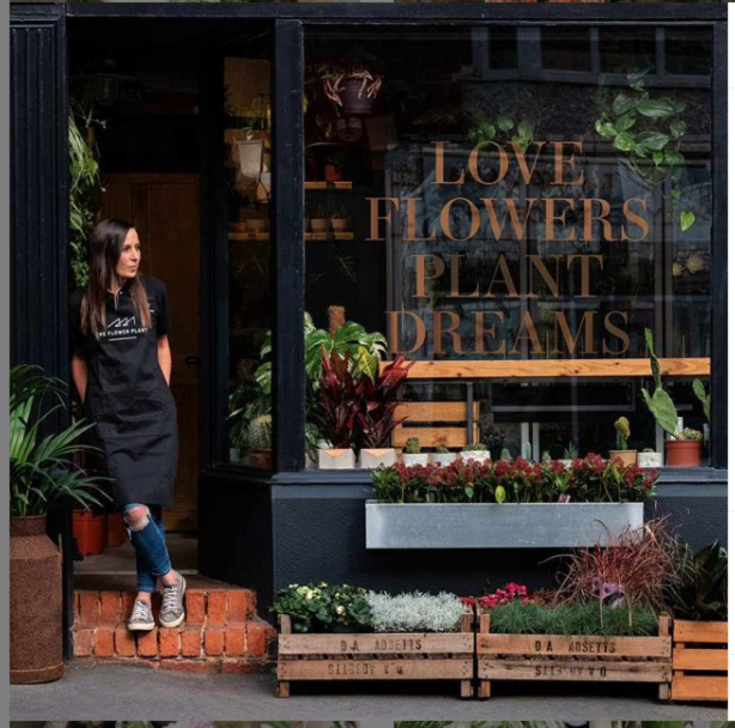 Kathryn At The Flower Plant