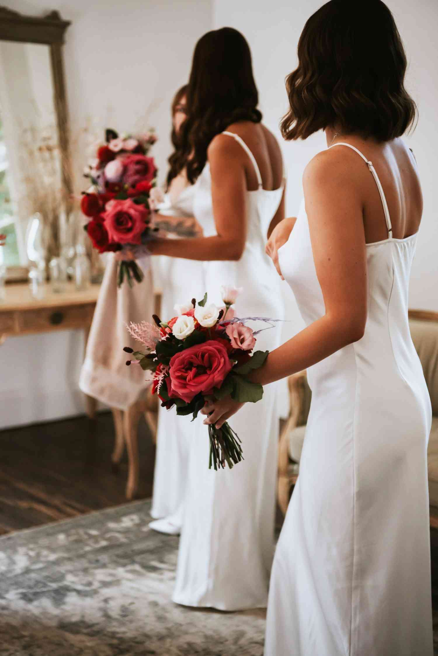 Vibrant Bridesmaids Bouquet