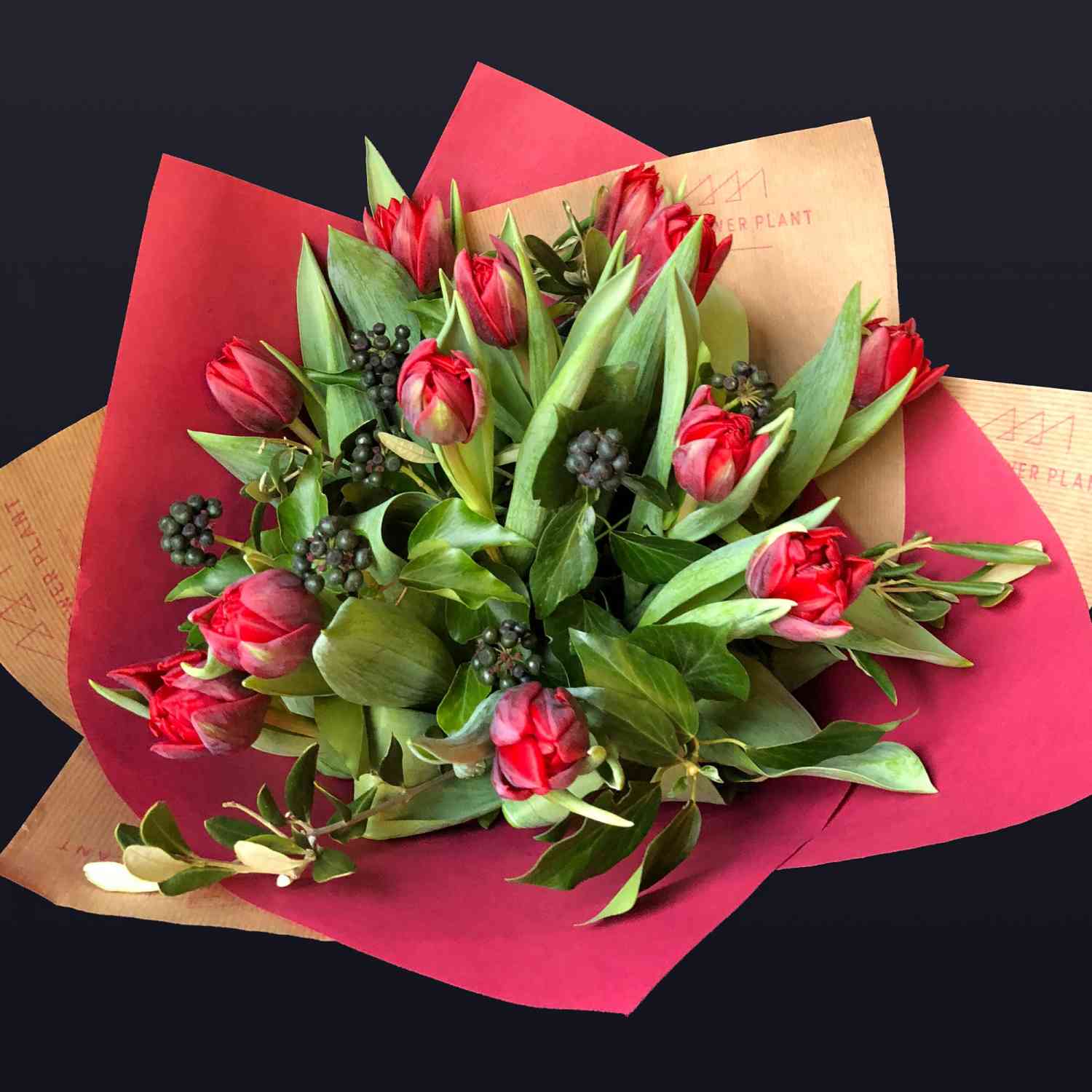 Tulip Valentines Hand Tie