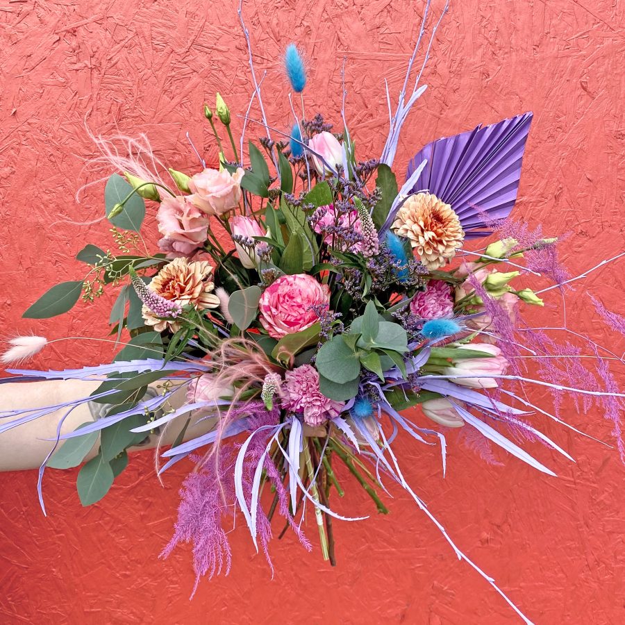 Pastel valentines bouquet