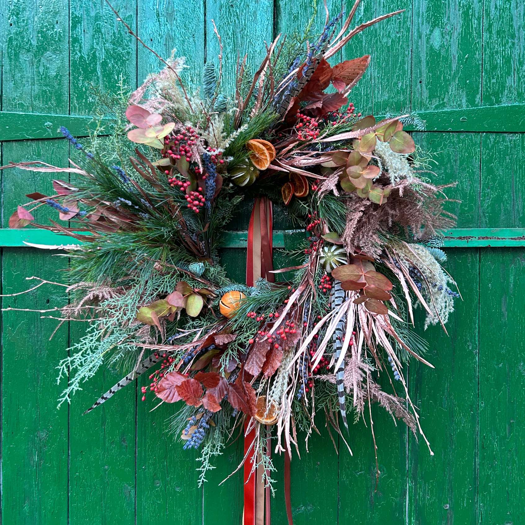 Moonlight Christmas Wreath
