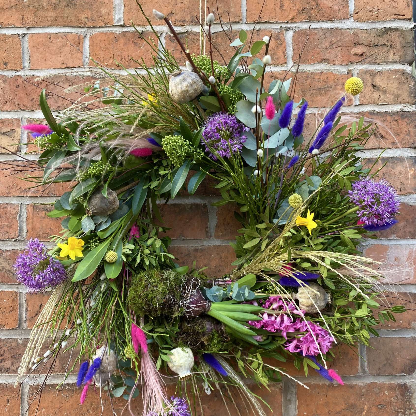 Flower wreath clearance