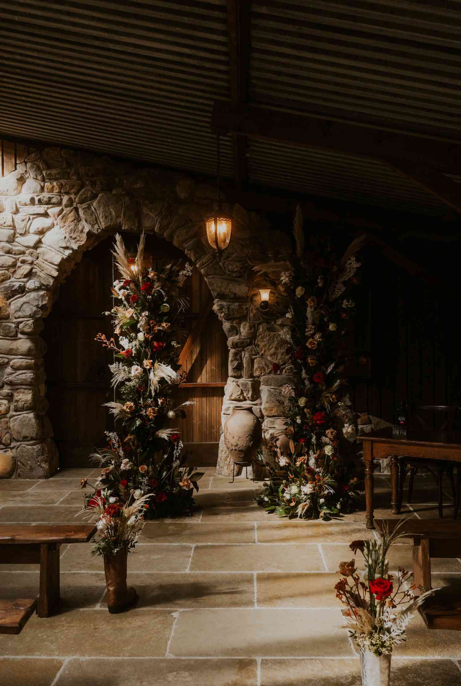 Gothic Wedding Flower Archway