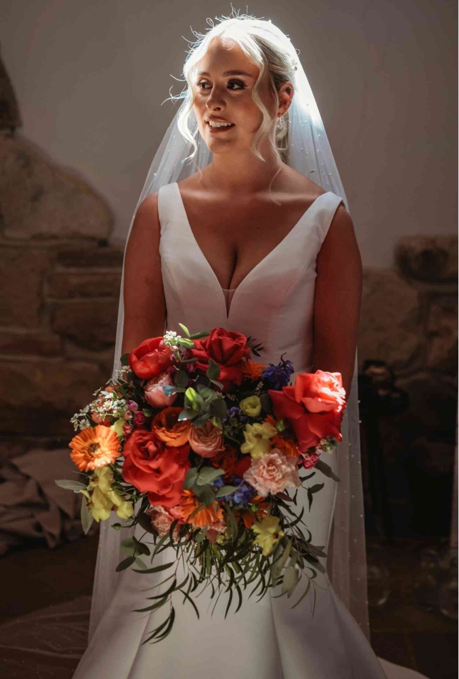 Bold Colours Bridal Bouquet