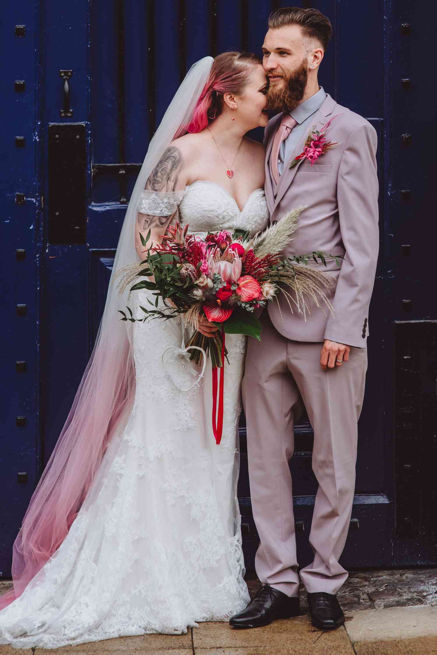 Edgy Pink Wedding
