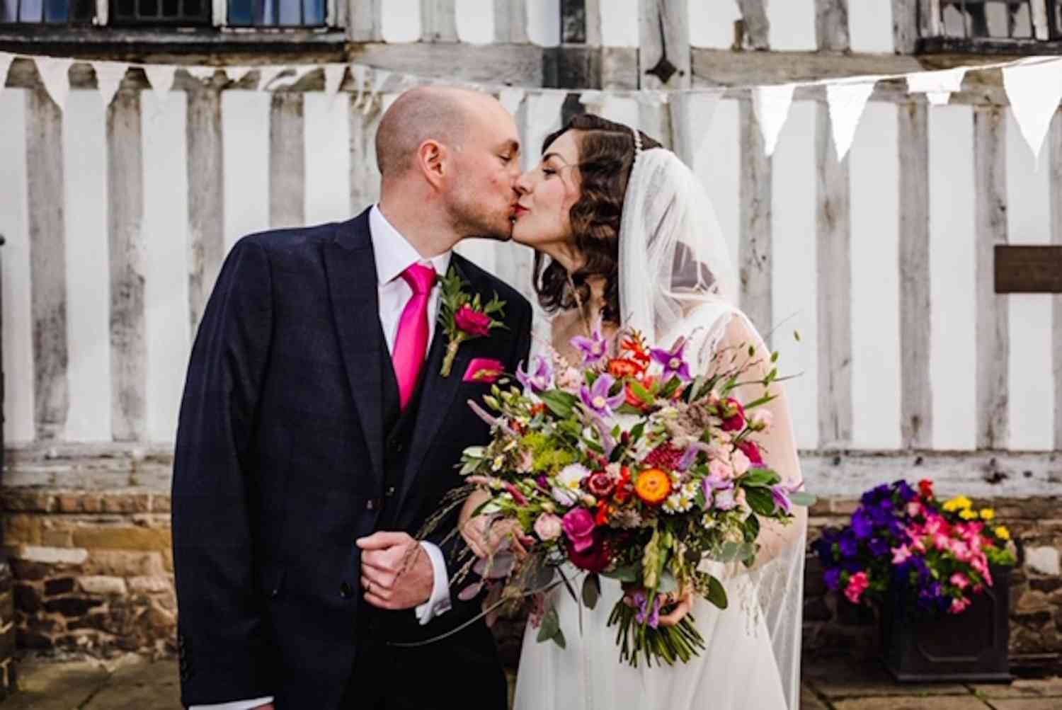 Vibrant Coloured Bridal Bouquet