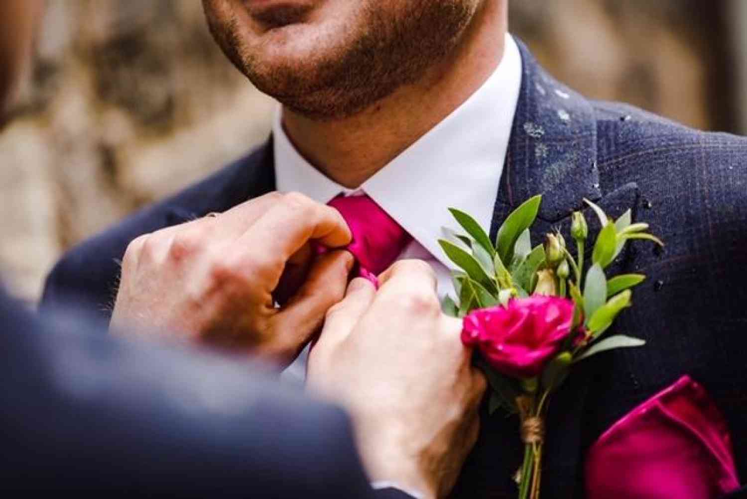 Vibrant Grooms Buttonhole