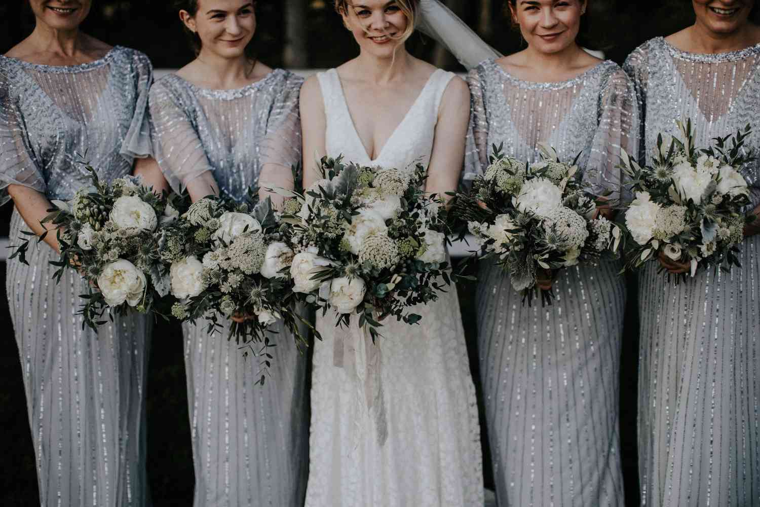 Wild bridesmaids bouquet