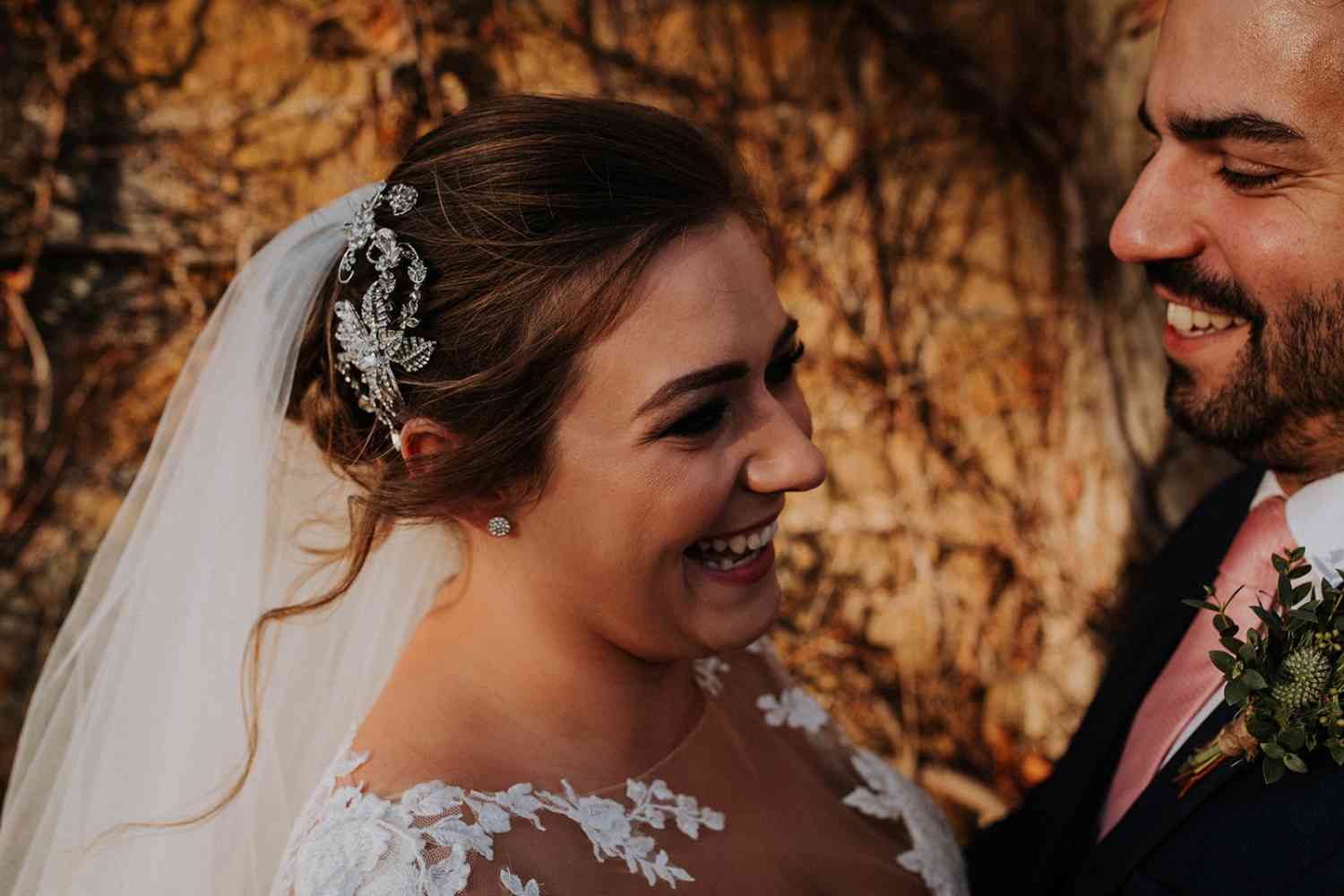 Winter Wedding Simple Buttonhole